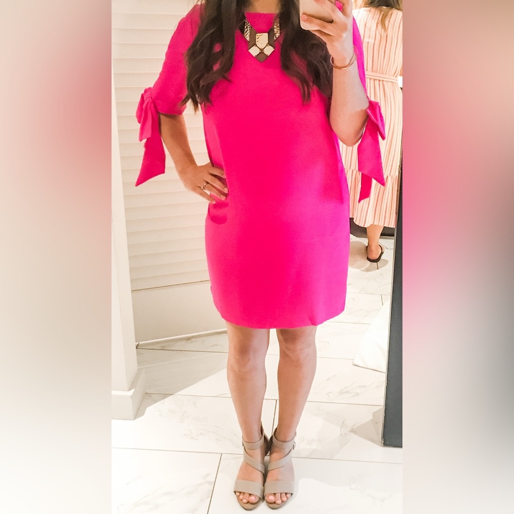 Vibrant pink cece dress sz 10.